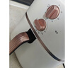 美的（Midea）空气炸锅免翻面双旋钮家用大容量5.3L多功能空气炸锅蒸烤一体热风循环金属内腔 MF-KZE535J5 实拍图