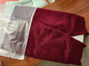 恒源祥羊毛背心男士轻薄羊毛衫毛衣V领马甲针织衫坎肩 酒红 2XL(185) 实拍图