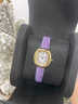 IFF珠宝马君妍同款小钻表女士手表复古真皮轻奢高级感女表生日礼物 暮山紫 实拍图