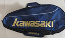 川崎（KAWASAKI）羽毛球包单肩背包网球包男女独立鞋袋羽毛球拍包8327藏青 实拍图