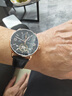 上海牌手表男自动机械表 星期日历夜光国表时尚多功能飞轮男表礼物924 星辰版-【黑盘】 日月轮转 昼夜显示 实拍图
