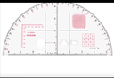 兵行经纬度半圆尺坐标梯尺1比5万地图作图工具地形学指挥尺三件套 实拍图