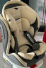 Heekin德国 儿童安全座椅汽车用0-4-12岁婴儿宝宝360度旋转ISOFIX硬接口 尊享灰(遮阳棚+上拉带+侧保护) 实拍图
