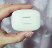 联想（lenovo）真无线蓝牙耳机 半入耳式耳机 音乐运动游戏耳机蓝牙5.4 适用苹果小米手机 EA110月岩白 实拍图