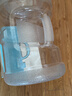 拜杰纯净水桶 食品级PC矿泉水桶透明手提式水桶茶水桶 大容量水桶黑盖7.5L 实拍图