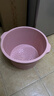 本迪加深泡脚桶24cm家用洗脚足浴盆塑料水桶按摩无电洗脚水桶单个粉色 实拍图