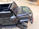 福儿宝奔驰授权大G儿童电动车玩具车可坐人四轮带遥控越野小孩宝宝送礼 四驱黑+减震器+后备箱+高低门+皮座+防爆软胎 实拍图