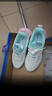 回力官方女鞋休闲运动鞋女春季新款软底舒适鞋子女 白绿粉（皮面） 38 实拍图