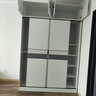 白浅【免费安装】衣柜卧室储物柜子移门衣橱简易推拉门大衣柜 【三门】1.6米主柜+顶柜 实拍图