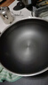 RAZ 德国不粘锅炒锅316不锈钢炒菜锅家用锅具平底锅燃气灶电磁炉通用 [无侧耳]内径32，外径 34cm 实拍图
