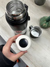 慕馨（moosen）保温杯男士大容量茶水分离泡茶杯316不锈钢水杯子便携壶定制刻字 【抗菌99%】黑色800ml+杯套杯刷 实拍图