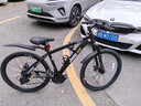 Jeep吉普山地车自行车学生成人减震碟刹通勤变速越野青少年巡航者C800 巡航者-辐条轮-骑士黑 26寸(建议身高156-180cm) 24速运动版 实拍图