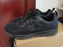 特步运动鞋男跑步鞋冬季网面透气轻便减震正品男子跑鞋休闲鞋子黑色 实拍图