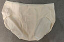 京东京造【A类新疆棉】女士内裤10A抑菌蚕丝裆纯棉三角内裤女中腰大码L 实拍图