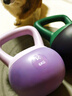 Keep软胶壶铃【4-12kg】家用健身提壶哑铃男士女士练手臂练臀 紫色6KG 实拍图