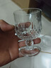 玻璃红酒杯欧式捷克矮脚红酒杯创意威士忌酒杯葡萄酒杯 浮雕香槟杯6个 实拍图