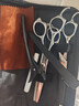 小黑理发剪刀专业美发剪刀刘海剪平剪牙剪梳子发廊家用理发工具套装 实拍图