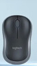 罗技（Logitech）M185鼠标 无线鼠标 办公鼠标 对称鼠标 黑色灰边 带无线2.4G接收器 实拍图