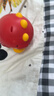 爱贝迪拉婴幼儿不倒翁玩具0-3-6-9个月宝宝早教不倒翁小摆件-红色恐龙鸭款 实拍图