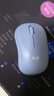 罗技（Logitech）M221 轻音鼠标 无线鼠标 办公鼠标 对称鼠标 带无线微型接收器 雾霭蓝 实拍图