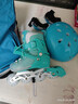 斯威（SWAY）轮滑鞋儿童溜冰鞋男女童初学套装中小学滑轮滑冰旱冰鞋成人直排轮 登绿八轮全闪+头盔护具+一体支架 S (适合3-5岁)平时鞋码25-30 实拍图