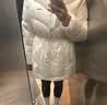 阿迪达斯（adidas）女装冬季立领时尚收腰抽绳休闲羽绒服JL9846 汉白玉 XL 实拍图
