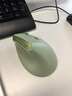B.O.W航世 MD190mini 无线蓝牙双模办公鼠标 中小手人体工学鼠标垂直鼠标 平板电脑小巧便携 清新绿 实拍图