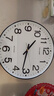 康巴丝（Compas）挂钟客厅静音走时教室大尺寸石英钟表挂墙时钟 3439A 黑色 41cm 实拍图