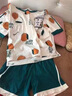 雯婉欣夏季新款睡衣男士纯棉短袖夏天男生卡通可爱大码可外穿家居服套装 BK1881 L（110-130斤） 实拍图