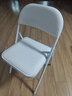 苡茉折叠椅子靠背椅便携餐椅电脑椅家用凳宿舍学习椅会议培训办公椅白 实拍图