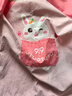 9i9宝宝吃饭罩衣防泼水长袖幼儿园画画衣婴童反穿衣防脏加长粉兔A50 实拍图