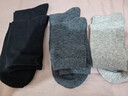 南极人男士袜子100%纯棉男袜6双抑菌无骨防臭休闲商务秋冬季中筒袜 实拍图