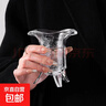 陶典新中式秦始皇玻璃杯冷萃茶杯创意帝王爵杯仿古三足杯水杯酒杯 1只装100ml帝王杯 实拍图