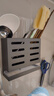 一卫（yweel）厨房筷子笼置物架壁挂式多功能勺子筷子刀具收纳盒挂式沥水筷筒 实拍图