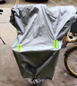 供货国际站踏板摩托车车罩电动车电瓶车防晒防雨罩防霜雪防尘加厚 亮银色M 实拍图