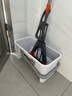 佳帮手搓洗免手洗拖把盆拖布水桶长方形加大口径家用清洁手提拖把桶35cm 实拍图