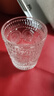 【京东物流】冰川纹玻璃杯时尚潮流ins风果汁杯酒杯水杯 太阳花直身杯 260ml1只 实拍图