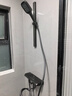 惠达（HUIDA）卫浴淋浴花洒家用卫生间浴室出租房公寓小户型简约简易花洒无顶喷 [枪灰恒温]精铜琴键大置物DW977 实拍图