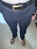 罗蒙（ROMON）休闲裤男秋冬季商务裤子男士时尚直筒裤宽松百搭男裤 藏蓝加绒 33 实拍图
