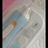 好伊贝（HOY BELL）婴儿电动磨甲器电动打磨器新生儿专用防夹肉指甲剪套装USB款蓝色 实拍图