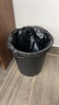 五月花压圈垃圾桶直投11L*3只装黑色分类宿舍家用卫生间厨房办公纸篓 实拍图