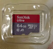 闪迪（SanDisk）64GB TF（MicroSD）内存卡 A1 U1 C10 至尊高速移动版存储卡 读速140MB/s 手机平板游戏机内存卡 实拍图