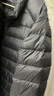 京东京造【air+零压排骨羽绒】轻薄羽绒服男外套冬90鸭绒立领 曜石黑L 实拍图