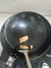 苏泊尔（SUPOR）圆底炒锅铁锅无涂层炒菜锅燃气灶凹面电磁炉通用 家用熟铁锅精铁 圆底纯铁 30cm 实拍图