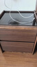京东京造家居悦枫实木床头柜 天然橡胶木双层储物 收纳卧室储物柜胡桃色 实拍图