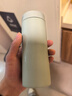 米家 保温杯 316不锈钢水杯 男女士杯子 大容量茶杯便携 350ml绿色 实拍图