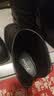 卓诗尼短靴女款2026新款秋冬法式瘦瘦靴慵懒抓皱小裸靴粗跟单靴黑色38 实拍图