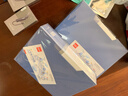 齐心（COMIX）A4/100页大容量资料册文件活页收纳册 插袋档案财务发票证收纳 办公学生配外壳 EA2119 灰蓝 实拍图