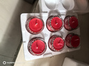 福澤天下酥油灯24小时家用无烟浪漫香薰蜡烛长明莲花灯6个装红色 实拍图