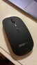 联想（Lenovo）无线鼠标无线静音蓝牙鼠标可充电轻薄便携笔记本电脑ipad平板安卓苹果手机通用无线商务办公鼠标 黑色-双模版【左右静音按键】 无线蓝牙鼠标【Type-c充电/配充电线】 实拍图
